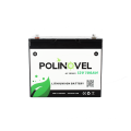 Polinovel Hot Sell Rechargeable Lithium 12V Li ion Lifepo4 100Ah Solar Camping Trailer Storage Battery